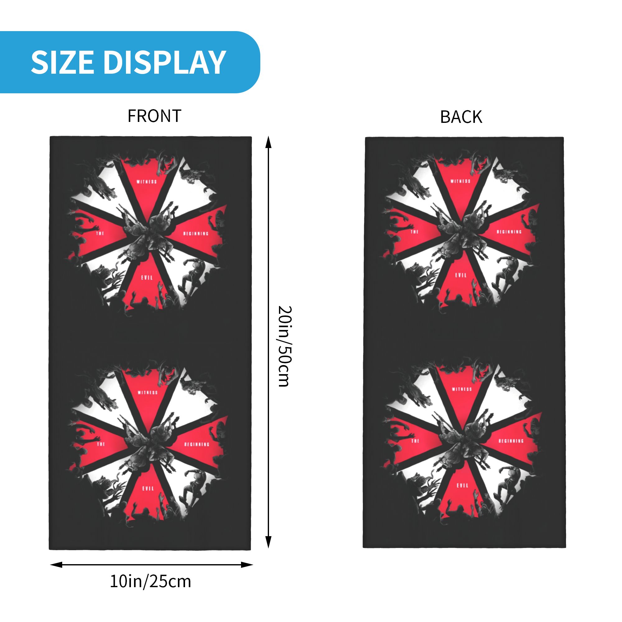 Umbrellas Corporations Residen - Neck Gaiter Face Cover reseña y precio