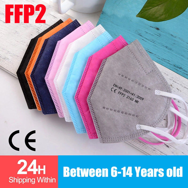 100pcs Kids mascarillas fpp2 B - Black Face Mask Pack reseña y precio