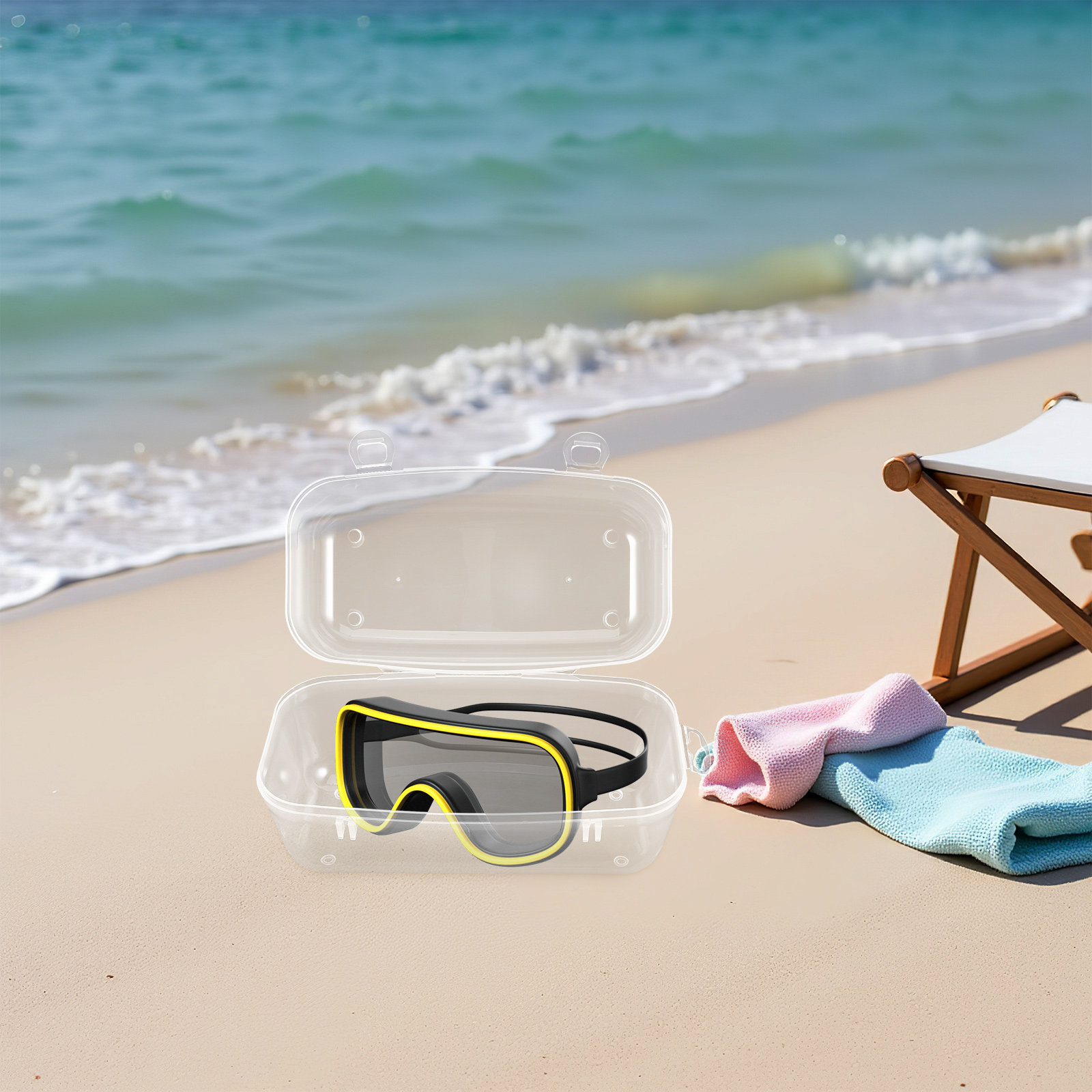 Diving Masks Case Portable Har - Mask Case Hard Shell reseña y precio