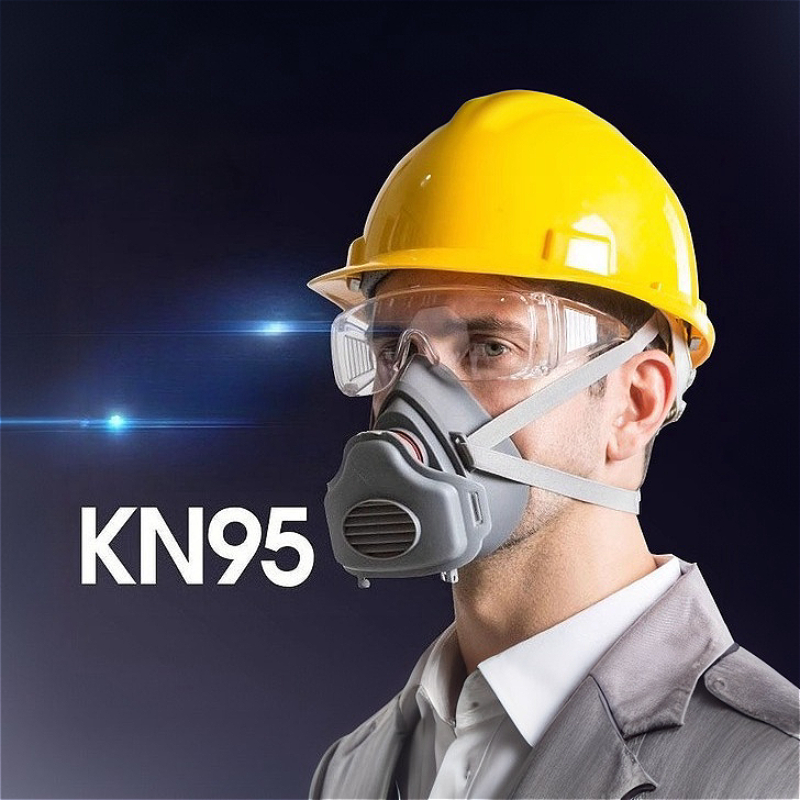 Half Face Dust Mask Dust Respi - Kn95 Respirator Mask reseña y precio