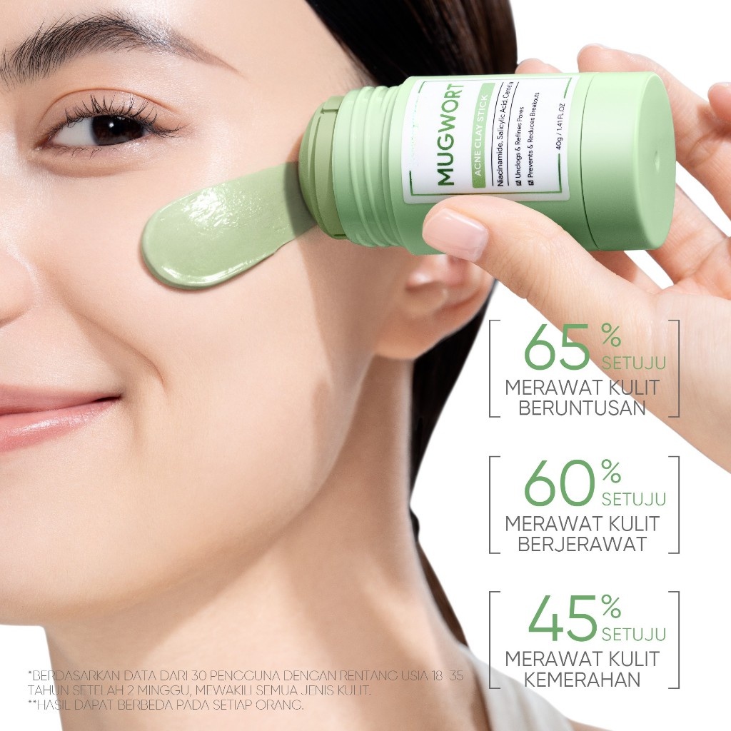 Mugwort Clay Stick Anti-Acne C - Dust Mask Construction reseña y precio
