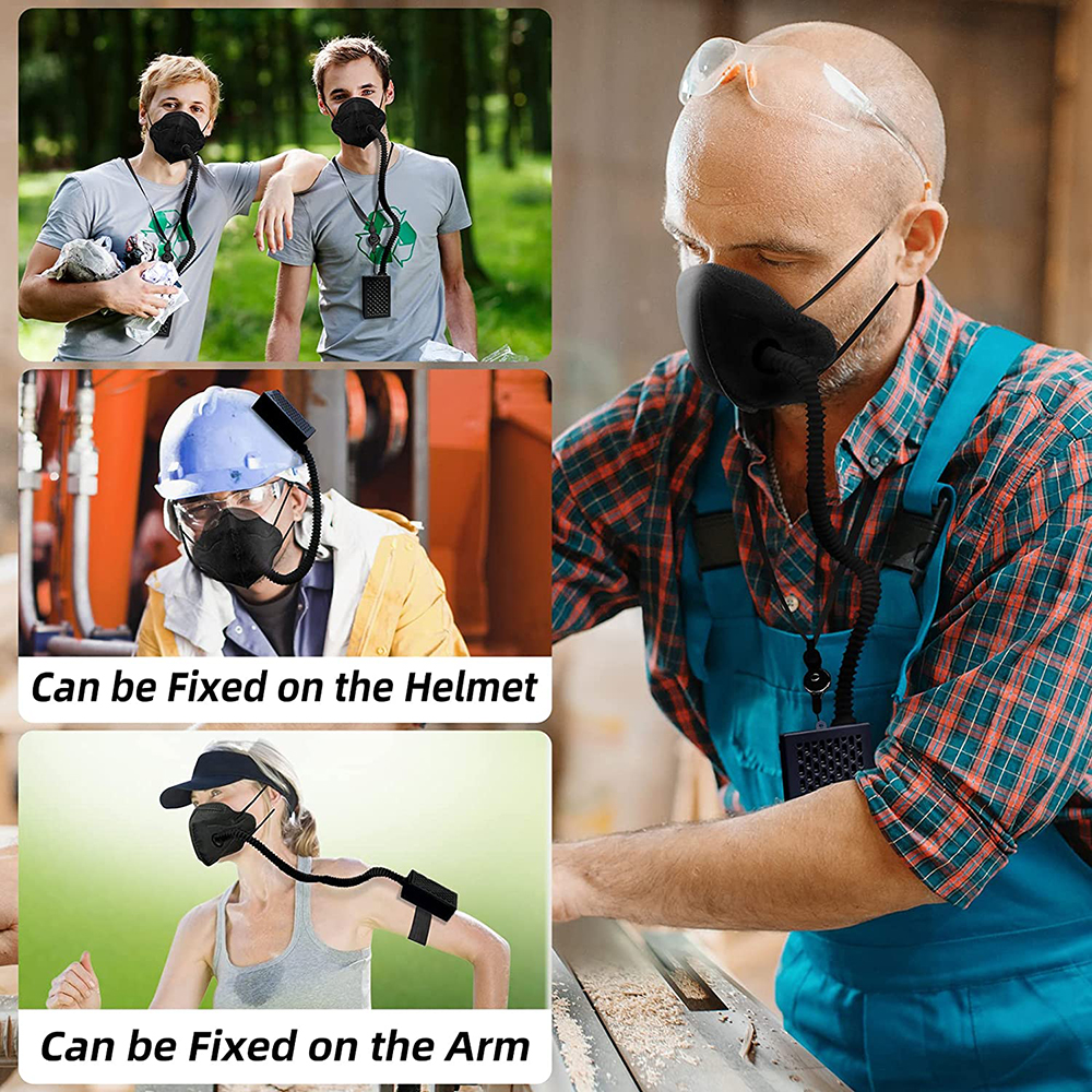 Electric KN95 Mask with Fan -  - Kn95 Respirator Mask reseña y precio
