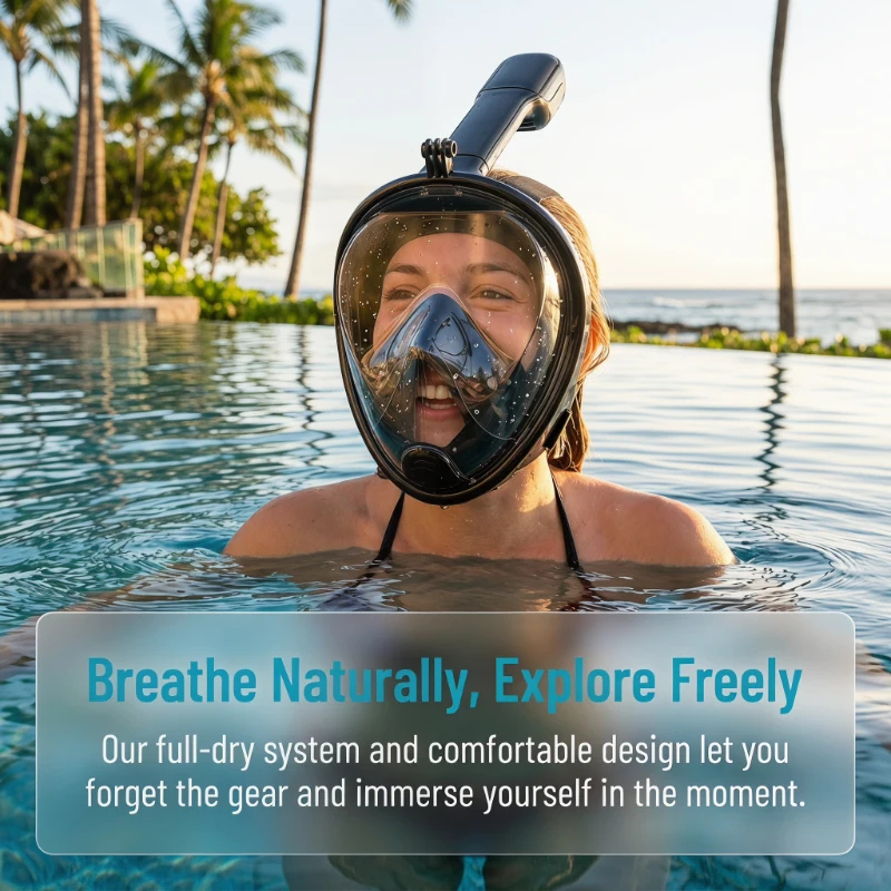 Underwater Scuba Anti Fog Full - Anti Pollution Mask reseña y precio