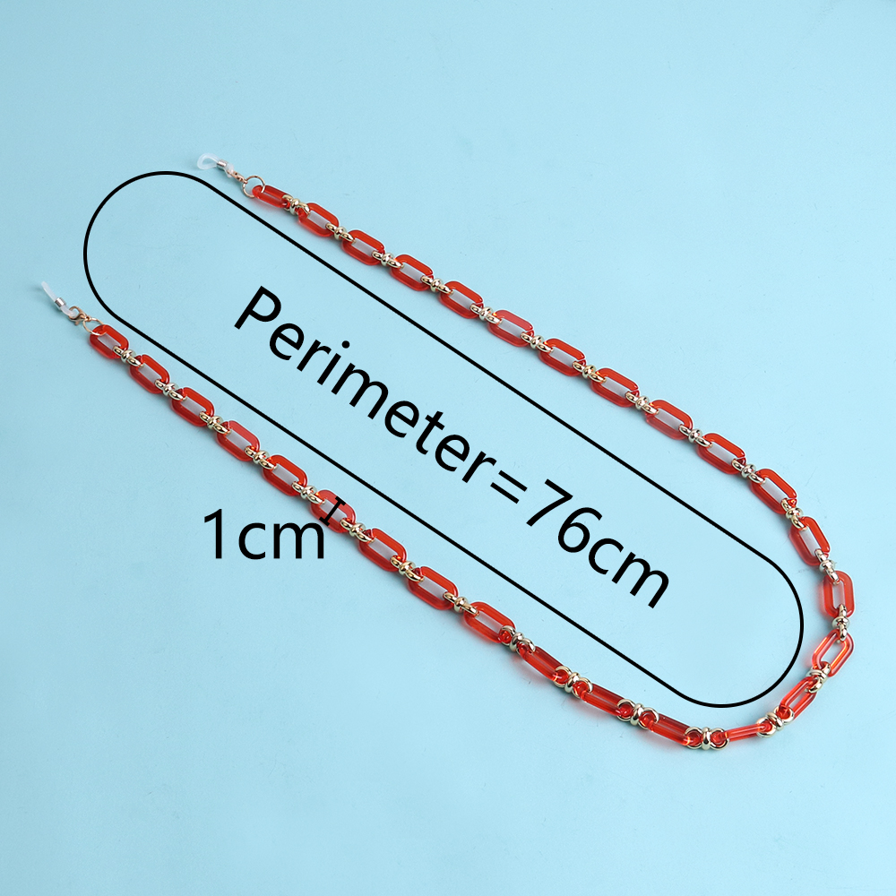 Colorful Transparent Link Acry - Mask Chain Holder reseña y precio