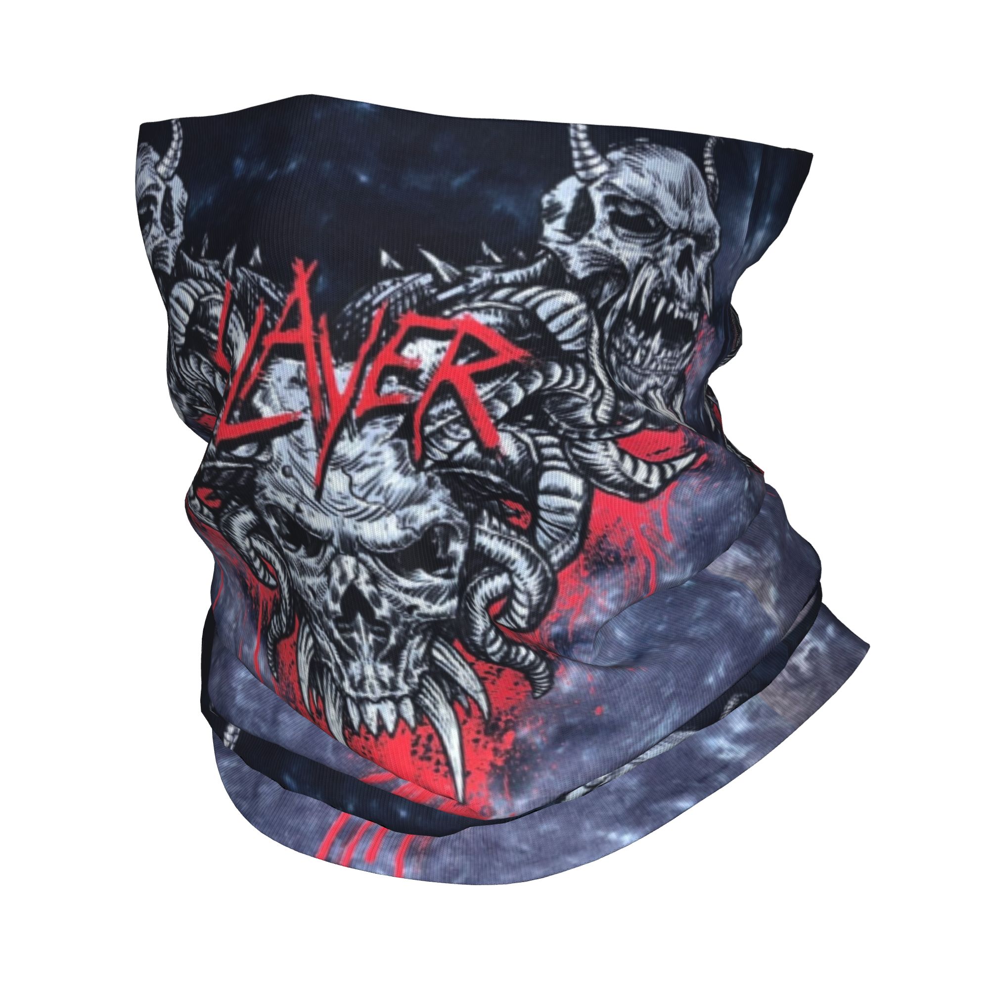 Custom Heavy Metal Rock  Slaye - Neck Gaiter Face Cover reseña y precio