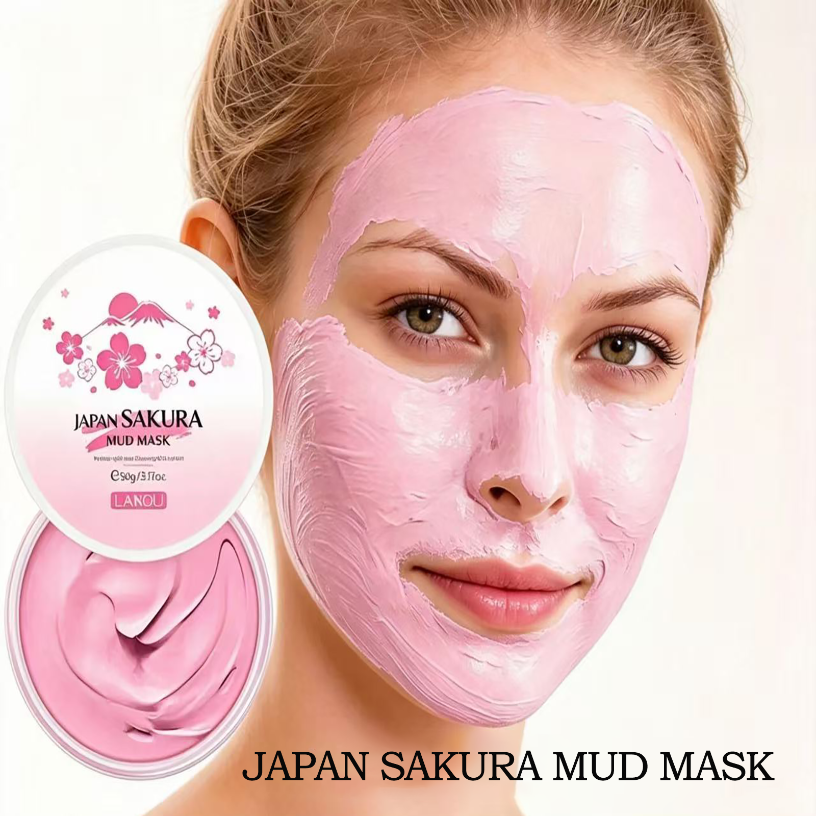 LAIKOU Sakura Clay Mask 25g 90 - Dust Mask Construction reseña y precio