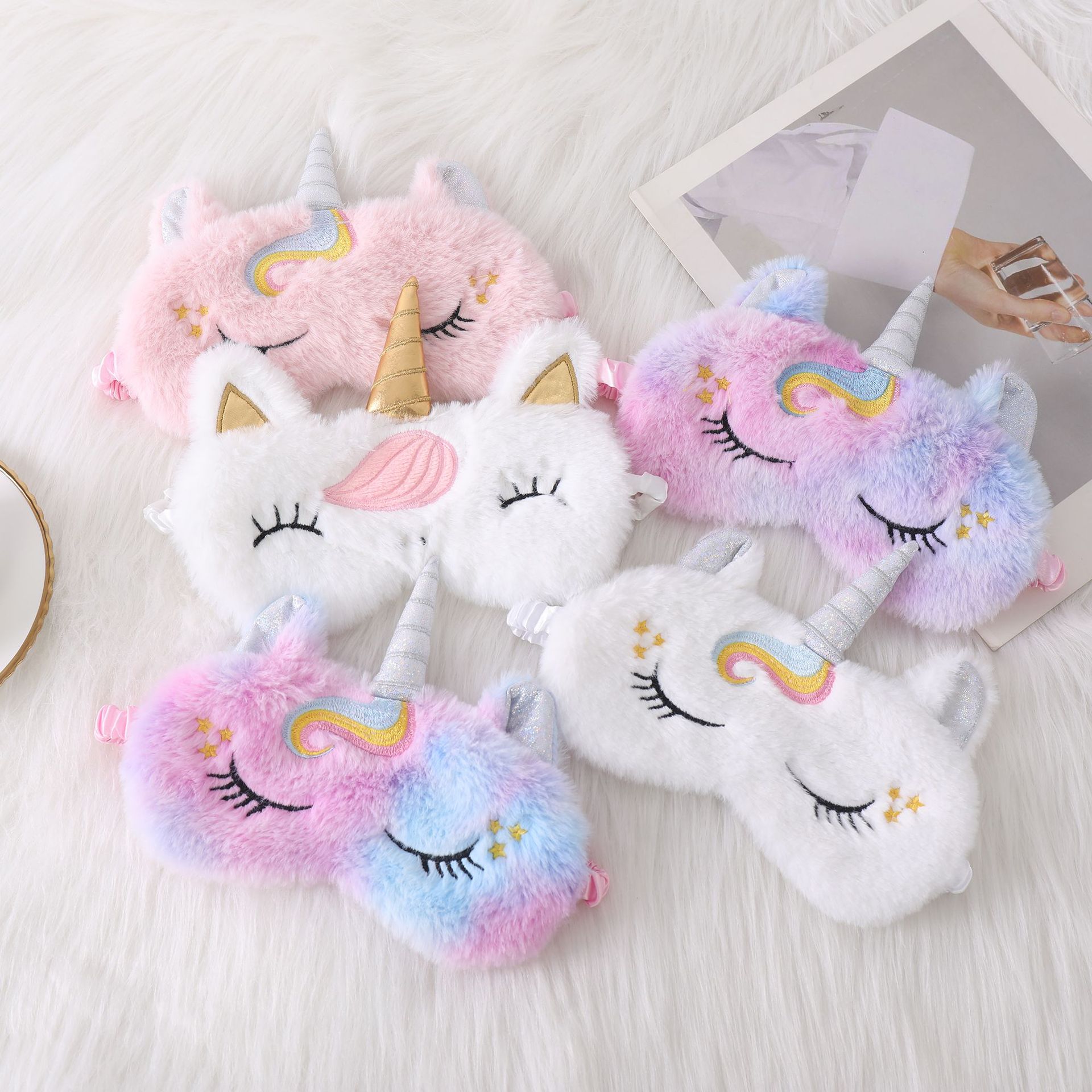 Soft Plush Sleeping Eye Masks  - Kids Face Mask reseña y precio