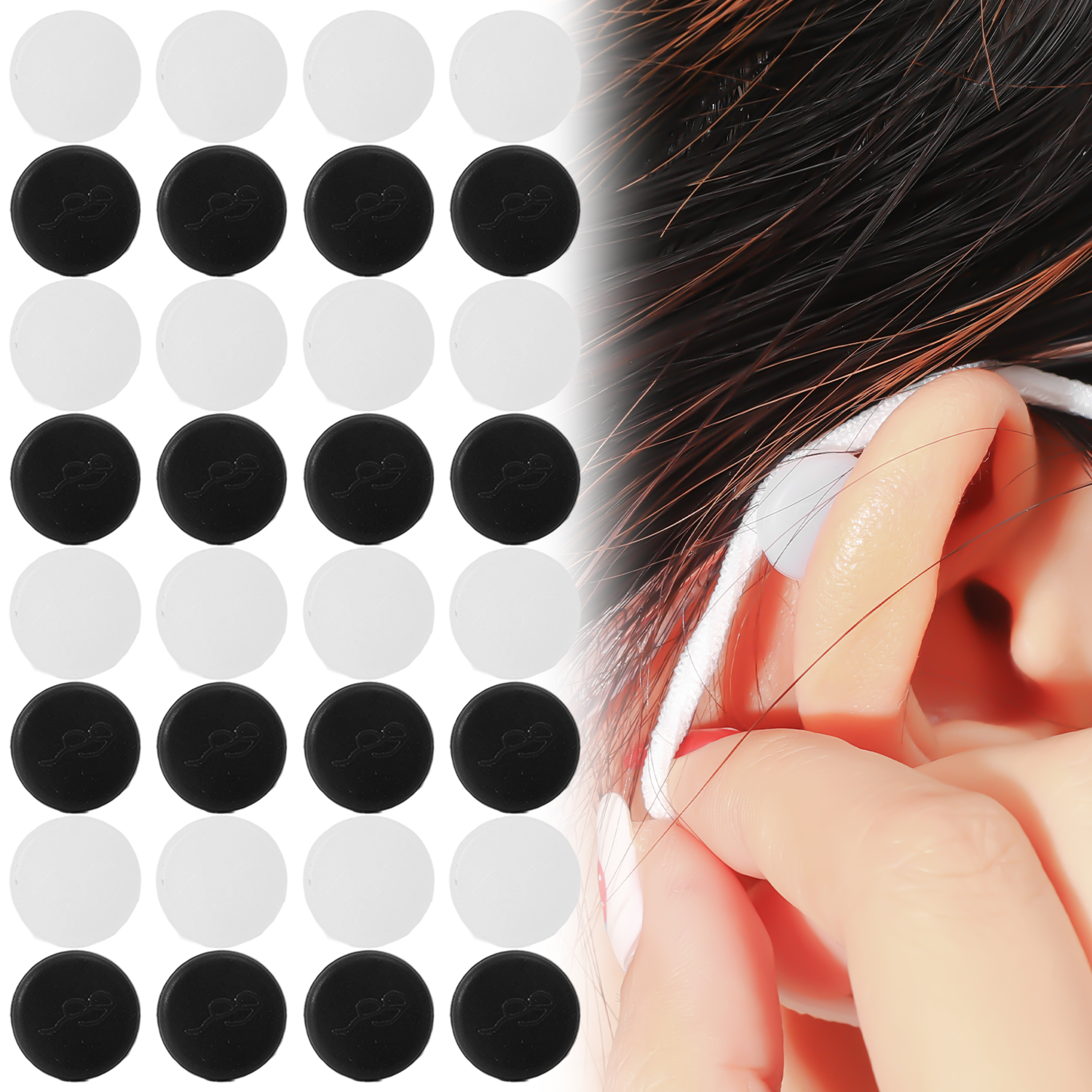 New Round Eyeglasses Mask Ear  - Silicone Mask Bracket reseña y precio