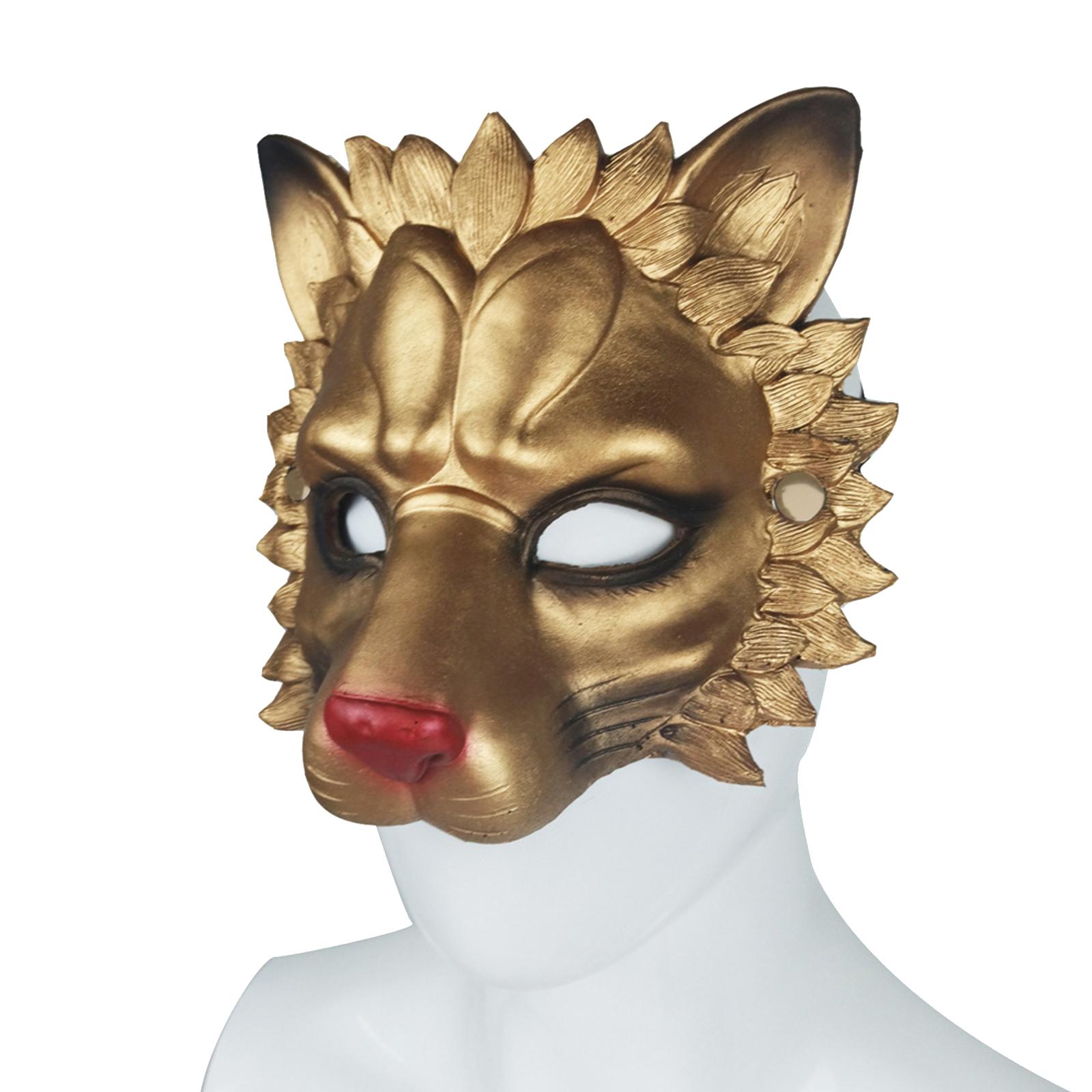 Lion Mask Half Face Decorative - Respirator Half Face reseña y precio