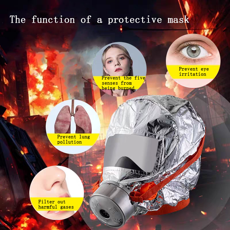 Mask Gas Filtering Self-rescue - Kn95 Respirator Mask reseña y precio