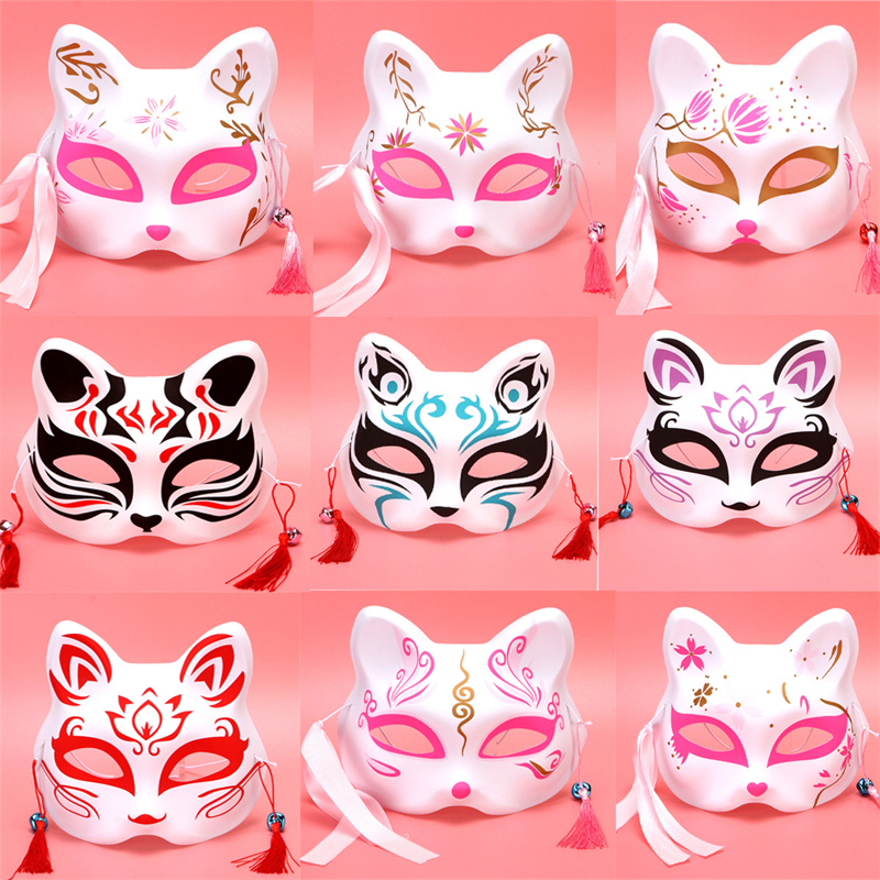 Japanese Fox Mask Half Face Ha - Respirator Half Face reseña y precio