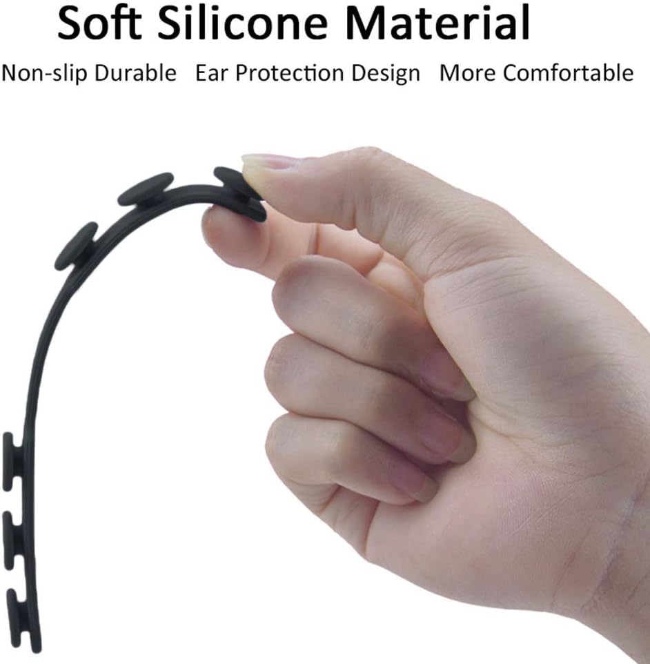 4 Pcs Silicone Ear Savers for  - Mask Ear Saver Strap reseña y precio