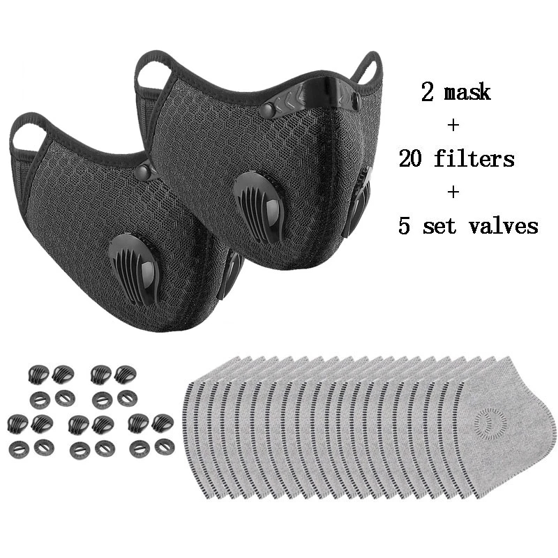 Cycling Face Mask with Filter  - Dust Mask Construction reseña y precio