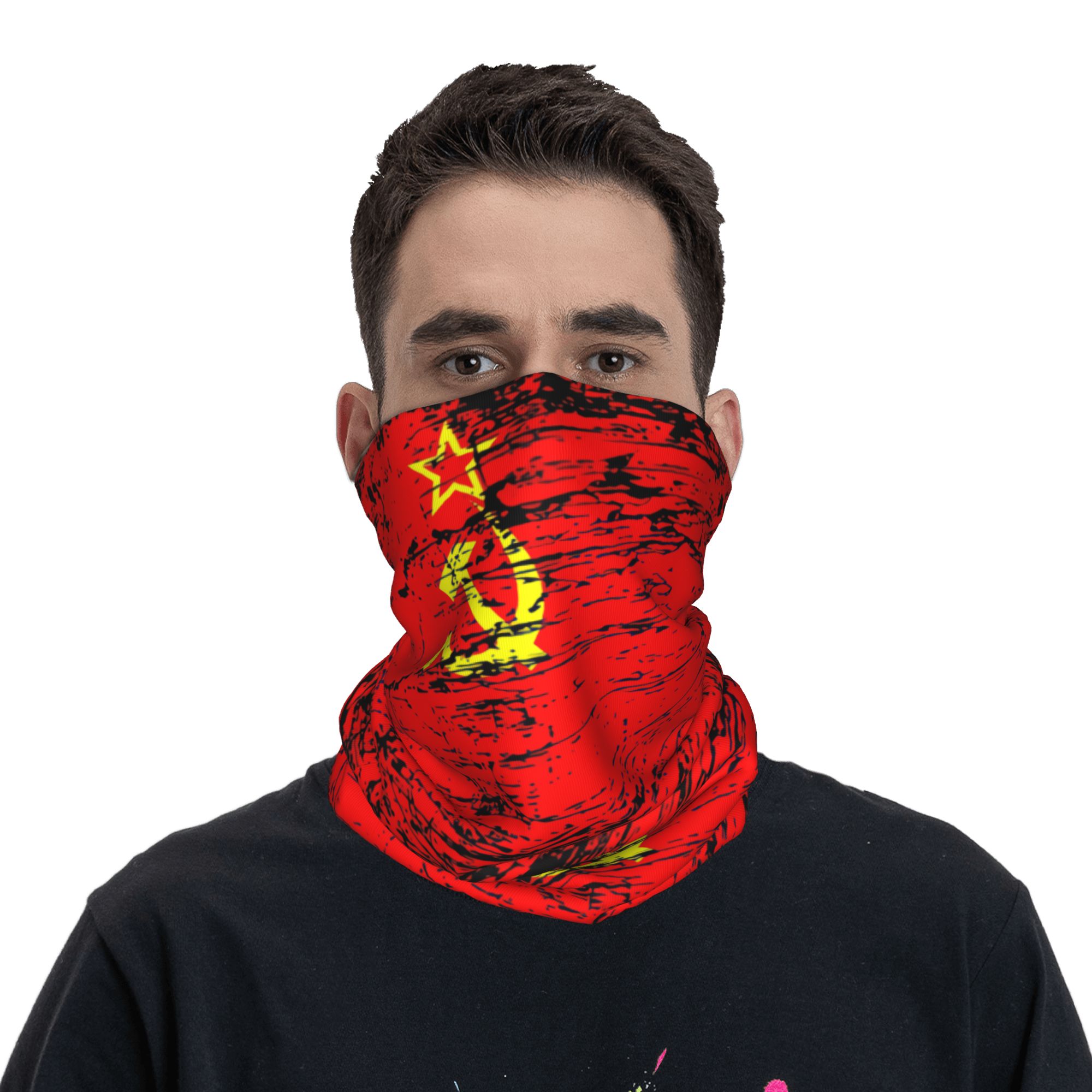 Russian Flag Soviet Union USSR - Neck Gaiter Face Cover reseña y precio