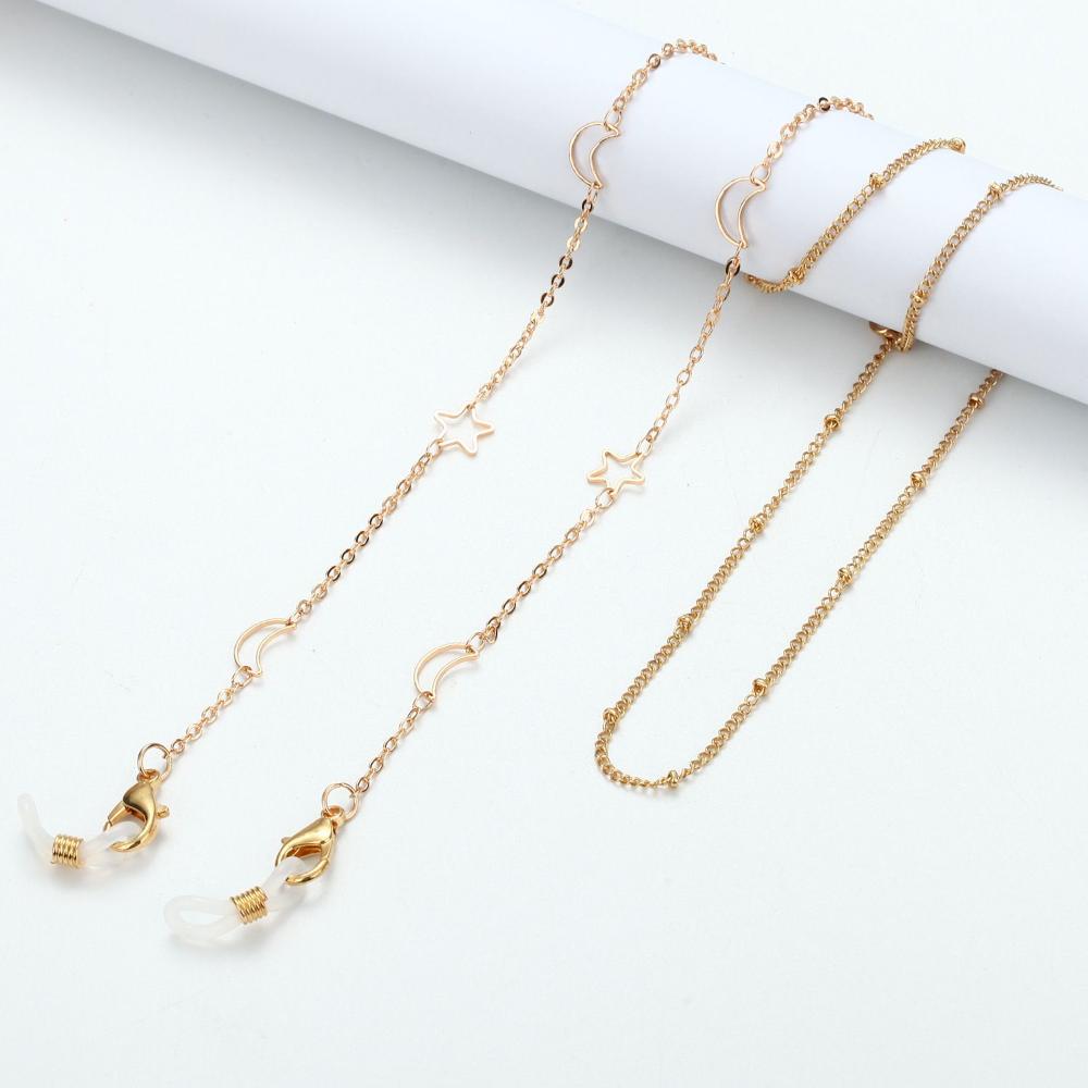 Jewelry Disc Metal Pearl Hangi - Mask Chain Holder reseña y precio