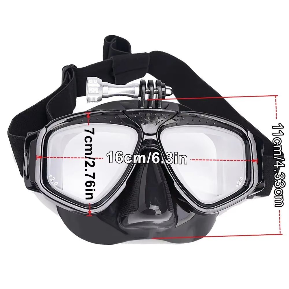 Scuba Diving Mask with Camera  - Mask Lanyard Adjustable reseña y precio