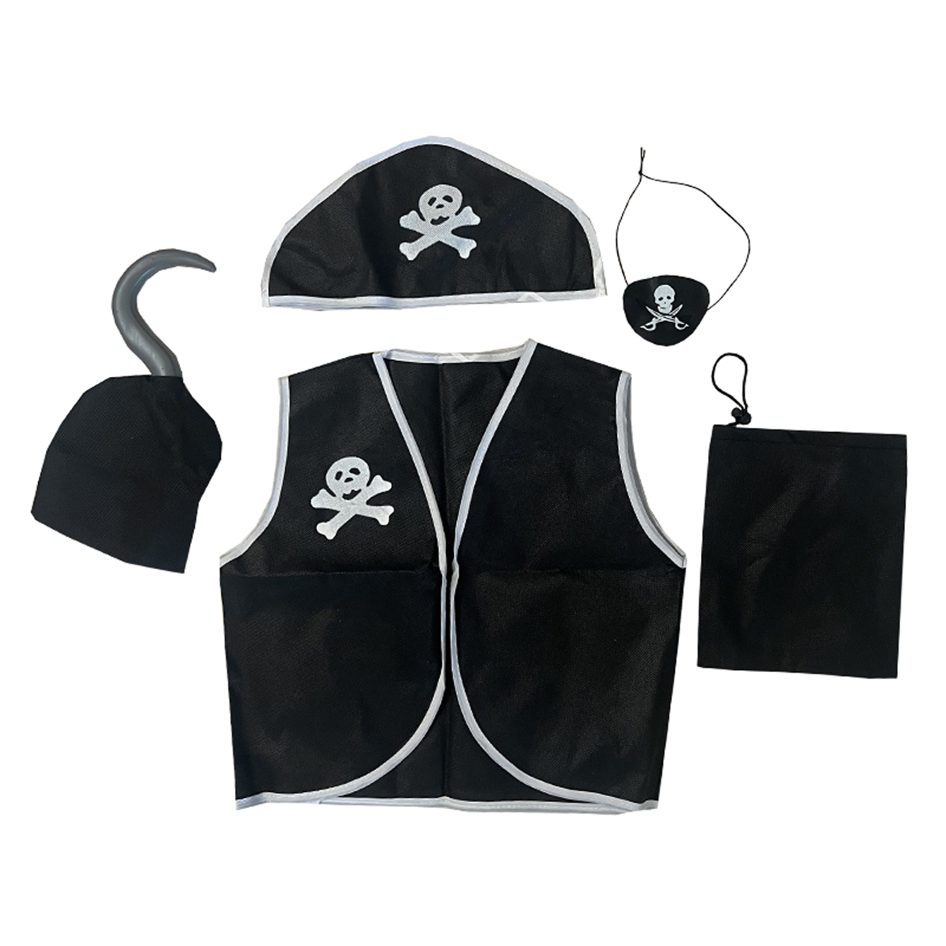 Carnival Boys Pirate Costume C - Black Face Mask Pack reseña y precio