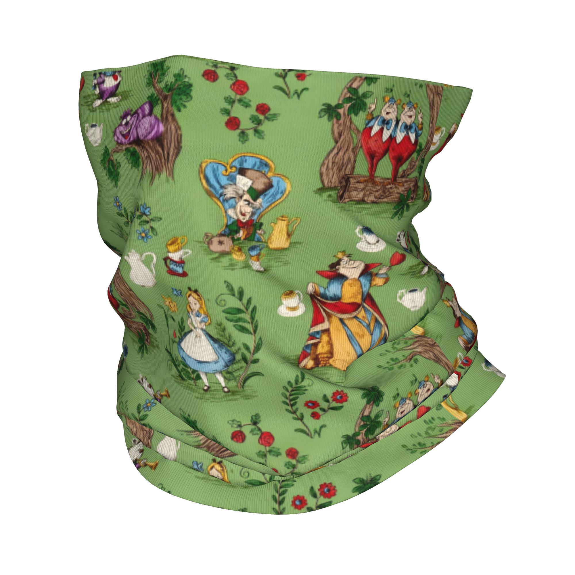 Custom A-Alice in W-Wonderland - Neck Gaiter Face Cover reseña y precio