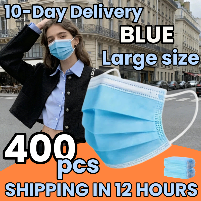 Delivery in 10 Days! 400Pcs Th - Disposable Mask Blue reseña y precio