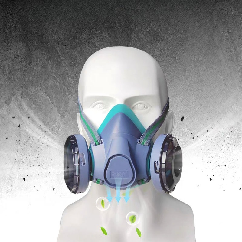 Dual Filter Silicone Half Face - Kn95 Respirator Mask reseña y precio