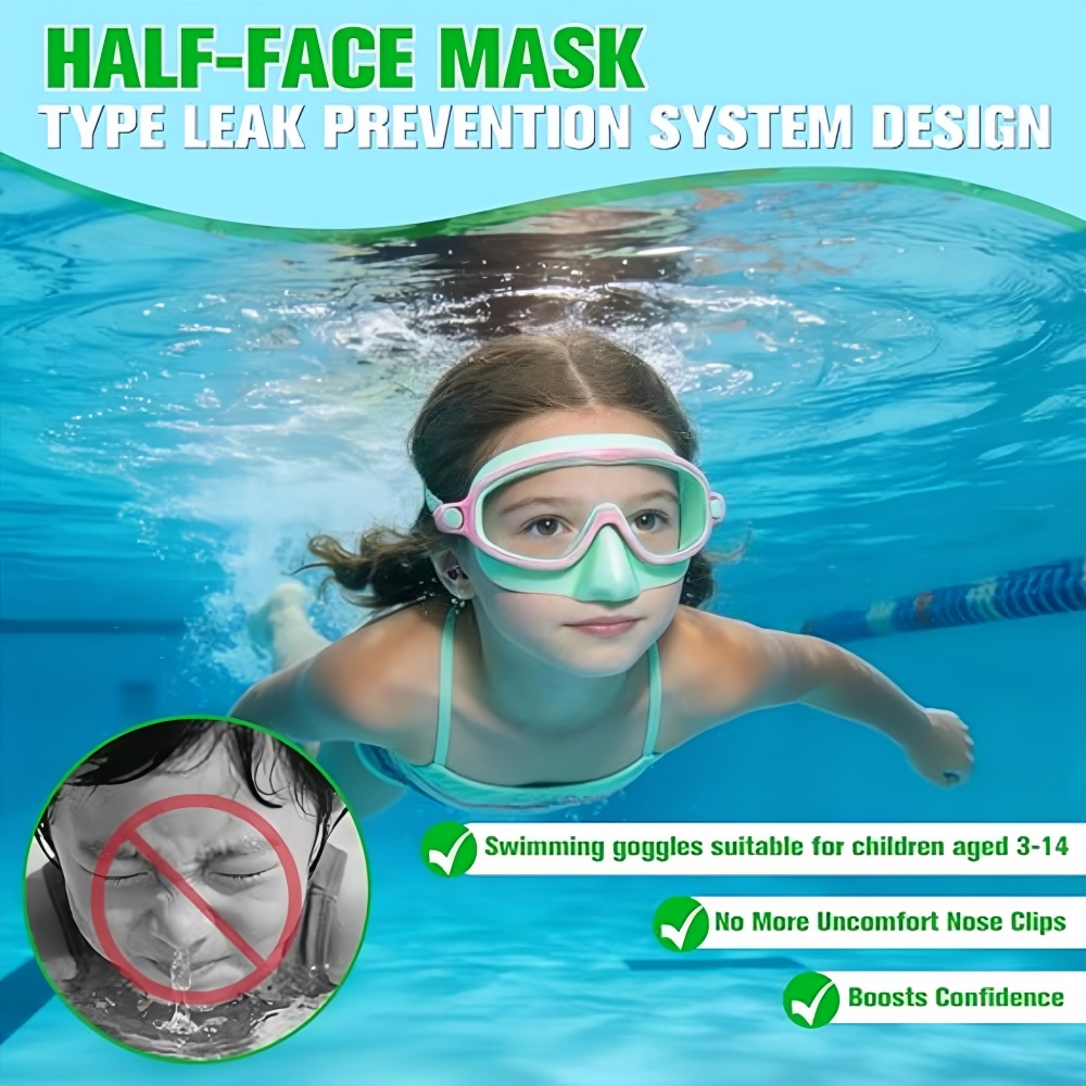 Kids Swimming Goggles with Nos - Anti Pollution Mask reseña y precio