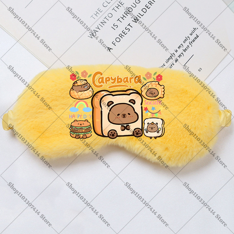 Capybara Girl Cartoon Sleep Ey - Kids Face Mask reseña y precio