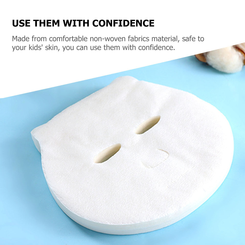 100pcs Baby Mask Paper Facial  - Kids Face Mask reseña y precio