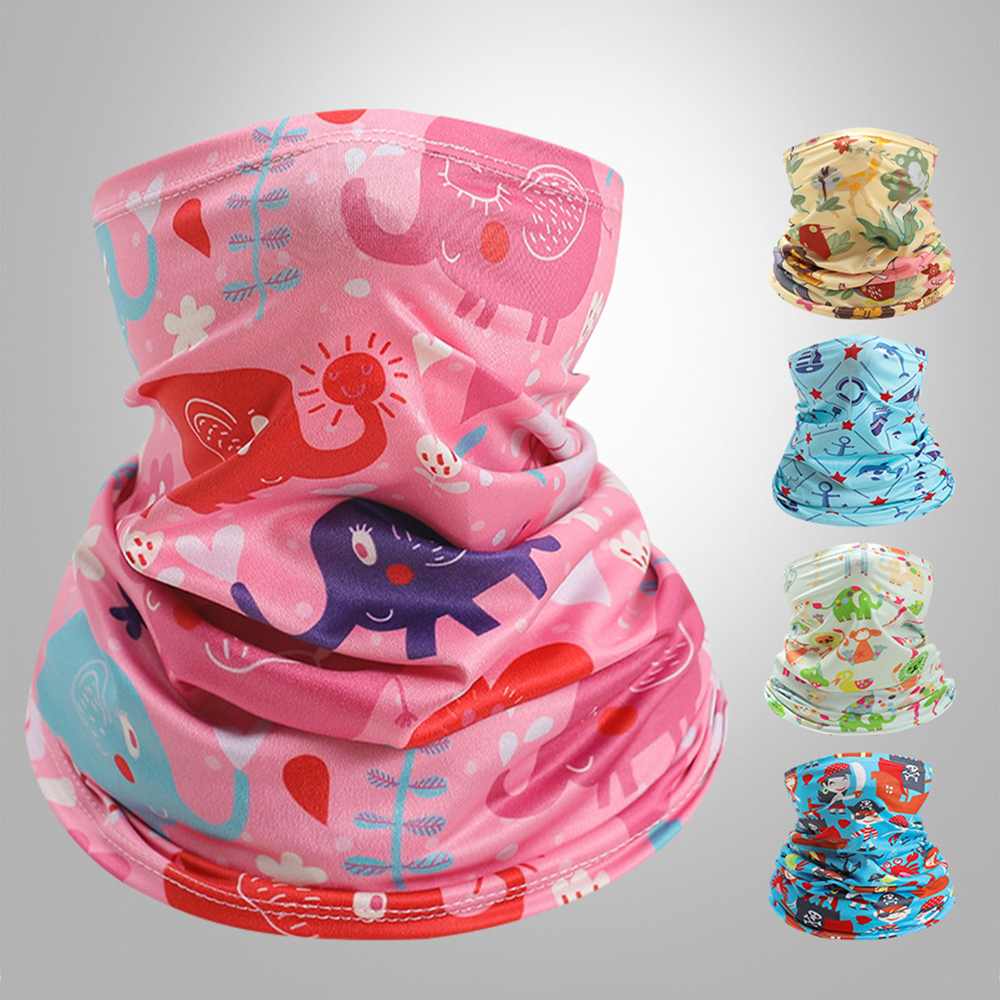 Kids Neck Cover Cute Ice Silk  - Kids Face Mask reseña y precio