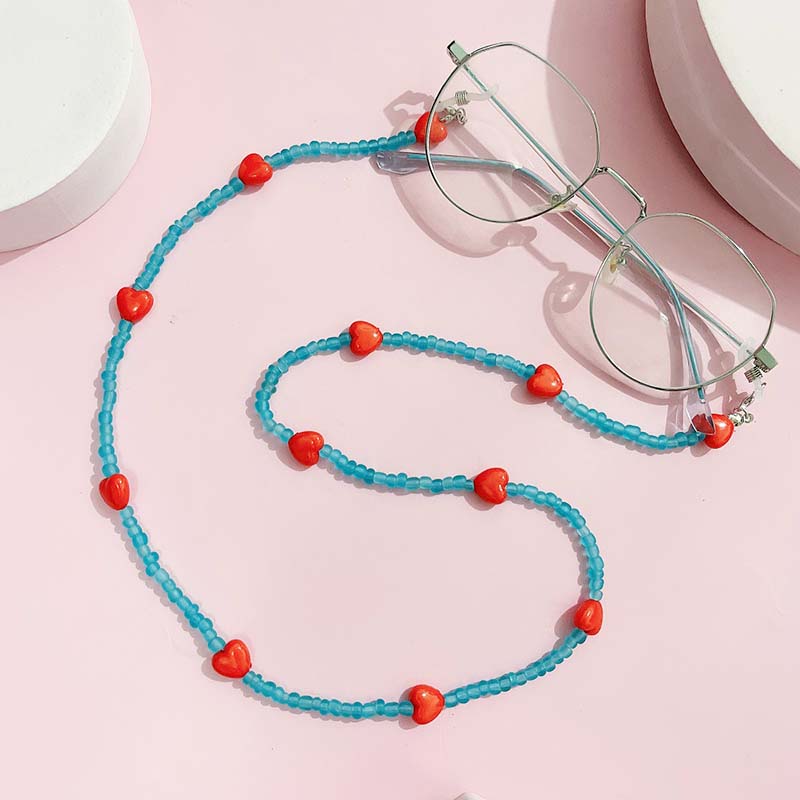 Trendy Peach Heart Anti Slip R - Mask Chain Holder reseña y precio