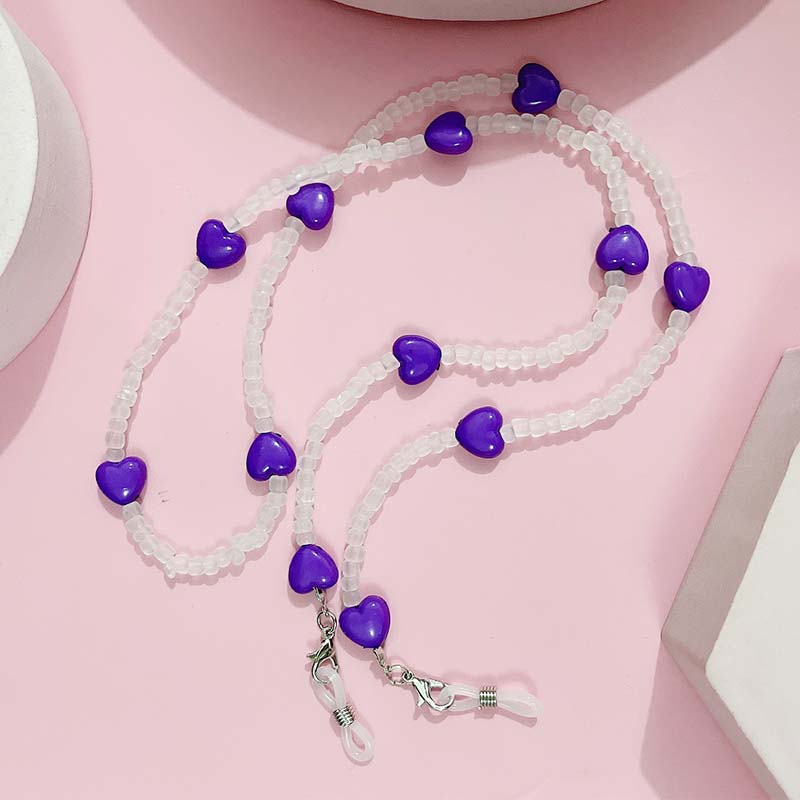 Trendy Peach Heart Anti Slip R - Mask Chain Holder reseña y precio